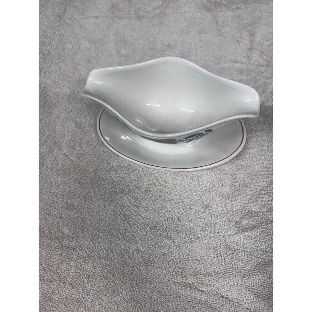 Gravy Boat with Attached Underplate Boerenbont by Boch